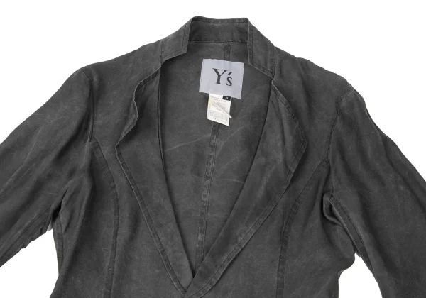 Y's Dyed Silk Shirt Jacket K-165299_003
