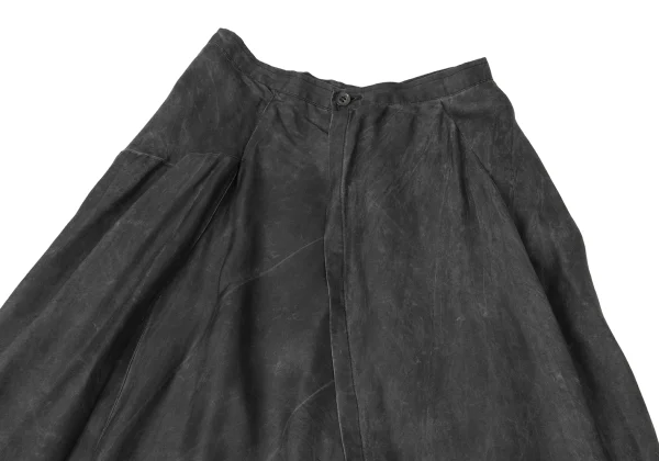 Y's Dyed Silk Wrap Skirt K-165300_003