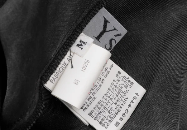 Y's Dyed Silk Wrap Skirt K-165300_014