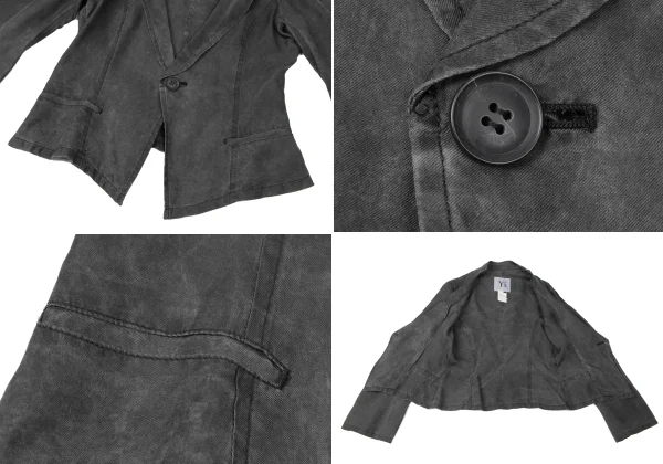 Y's Dyed Silk Shirt Jacket & Skirt K-165301_005