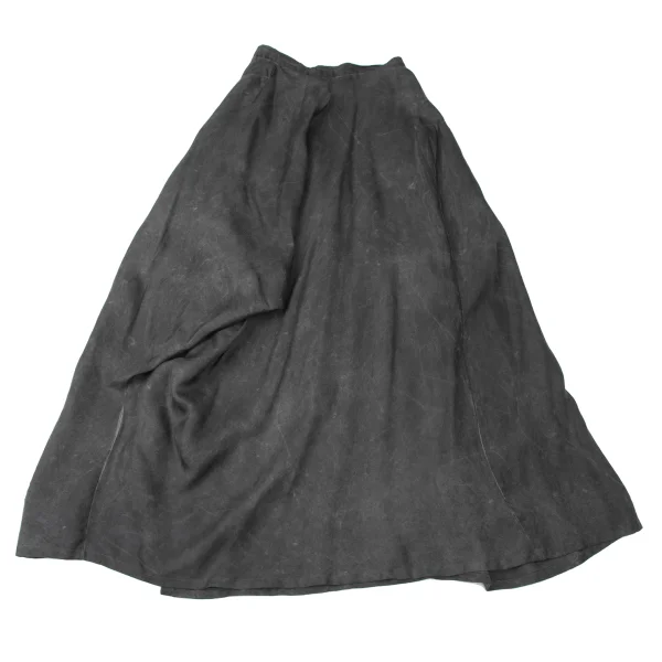 Y's Dyed Silk Shirt Jacket & Skirt K-165301_015