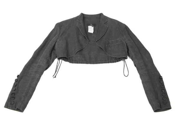 Y's Linen Bolero Jacket K-165302_002