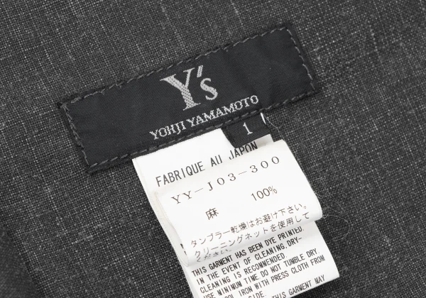 Y's Linen Bolero Jacket K-165302_018