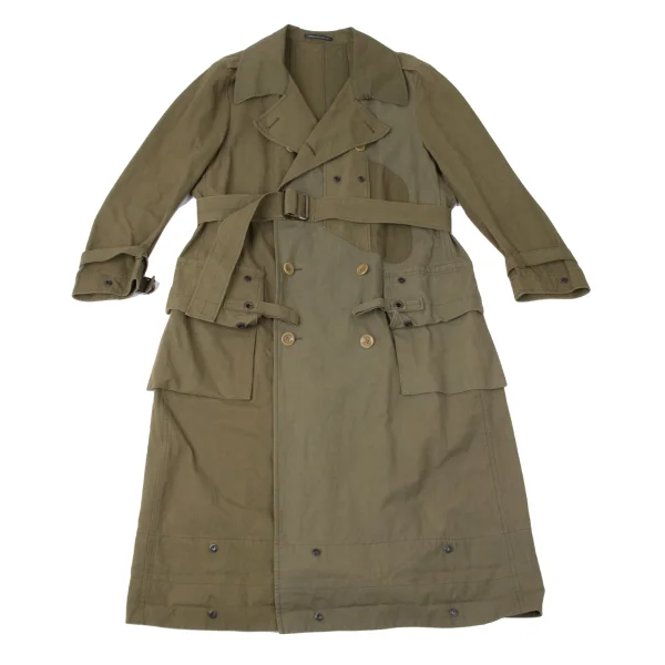 Y's Switching Cotton Military Coat K-165303_002