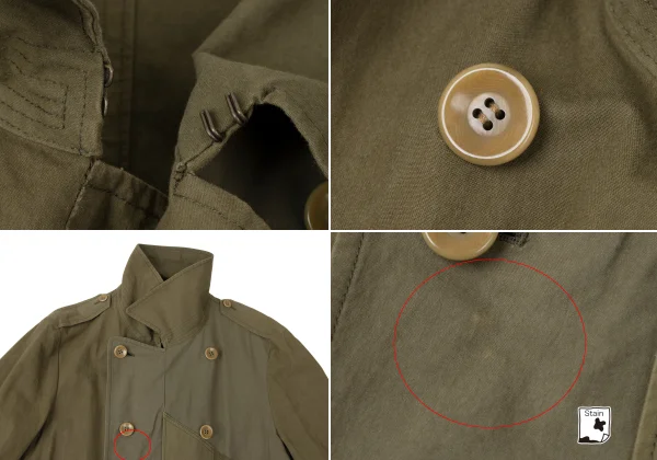 Y's Switching Cotton Military Coat K-165303_004