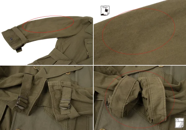 Y's Switching Cotton Military Coat K-165303_007