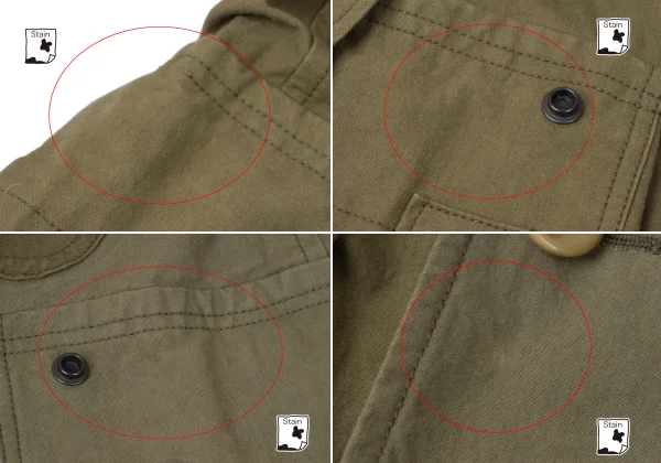 Y's Switching Cotton Military Coat K-165303_009