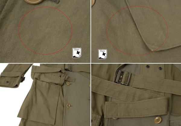 Y's Switching Cotton Military Coat K-165303_010