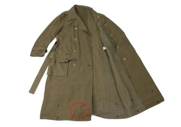 Y's Switching Cotton Military Coat K-165303_012