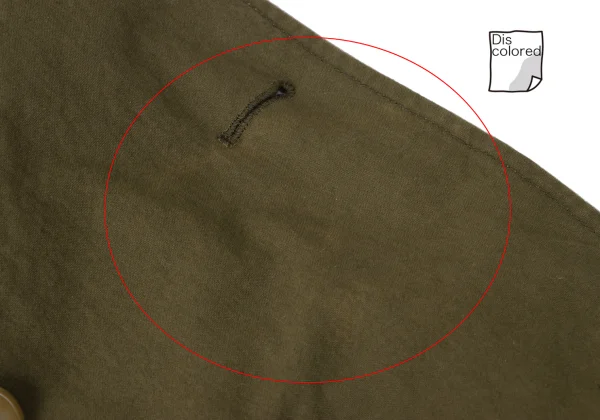 Y's Switching Cotton Military Coat K-165303_014