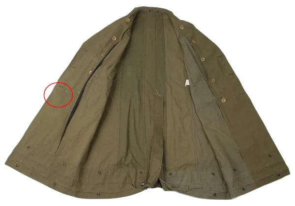 Y's Switching Cotton Military Coat K-165303_015