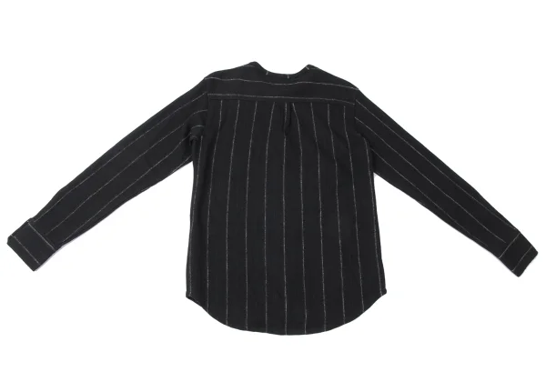 Y's Wool Stripe Knit Shirt & Skirt K-165307_008