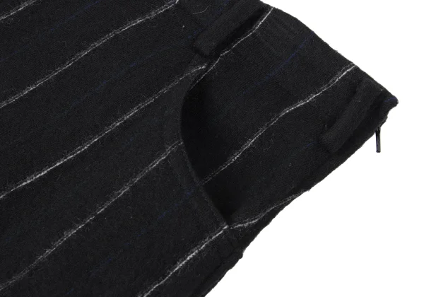 Y's Wool Stripe Knit Shirt & Skirt K-165307_012