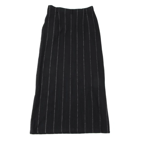 Y's Wool Stripe Knit Shirt & Skirt K-165307_016