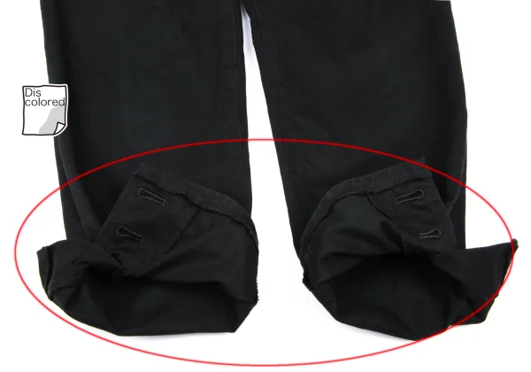 Y's Slash Pocket Button Hem Cotton Pants K-165308_011