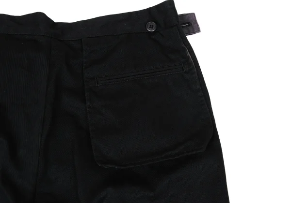 Y's Slash Pocket Button Hem Cotton Pants K-165308_016