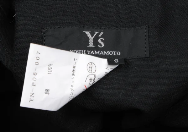 Y's Slash Pocket Button Hem Cotton Pants K-165308_019