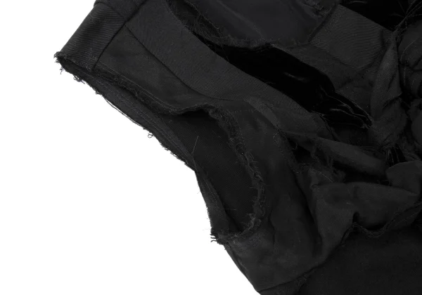 tricot COMME des GARCONS Dyed Velour Switching Corsage Vest K-165313_004