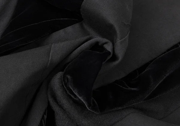 tricot COMME des GARCONS Dyed Velour Switching Corsage Vest K-165313_012