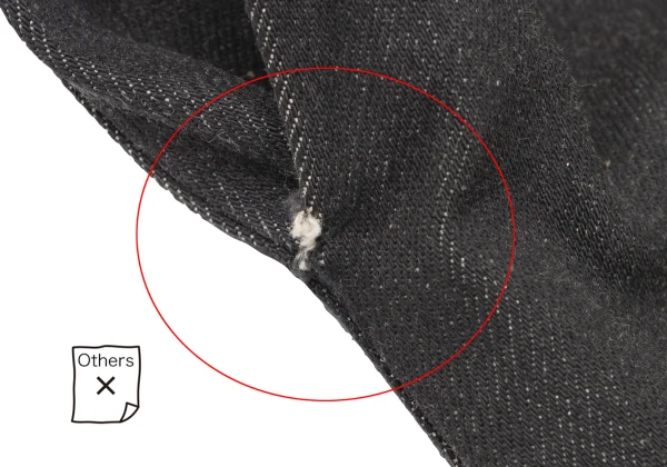 VIVIENNETAM Leather Switching Zip Slit Denim Skirt K-165321_007