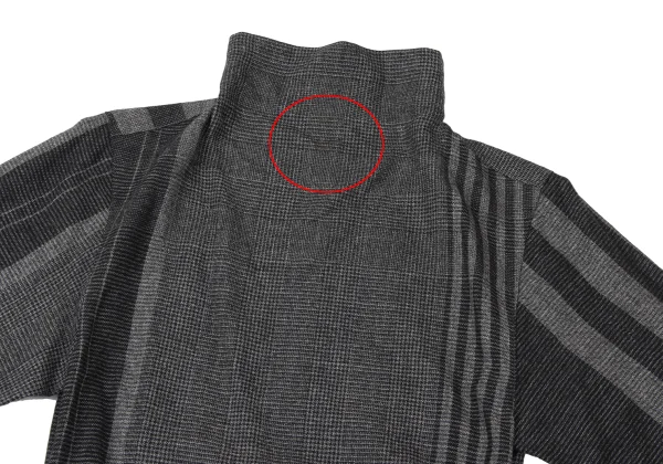 ISSEY MIYAKE I.S. Multi Pattern Tuck Blouse K-165322_003