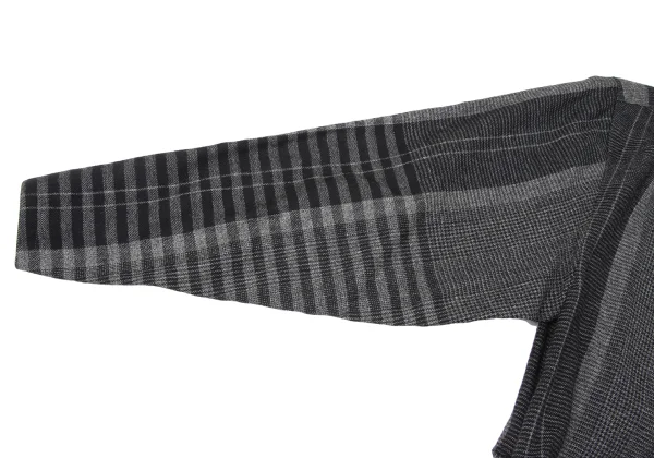 ISSEY MIYAKE I.S. Multi Pattern Tuck Blouse K-165322_005