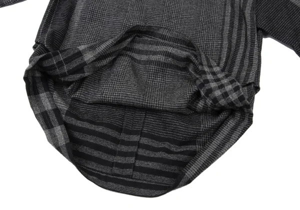 ISSEY MIYAKE I.S. Multi Pattern Tuck Blouse K-165322_009