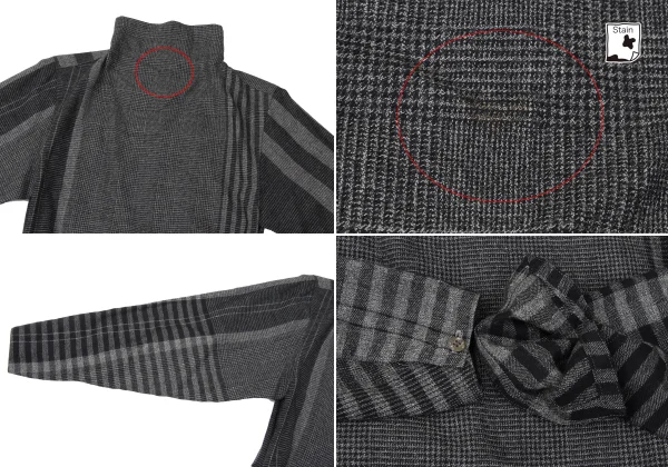 ISSEY MIYAKE I.S. Multi Pattern Wool Blouse & Skirt K-165324_004