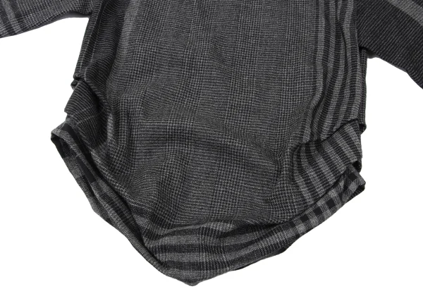 ISSEY MIYAKE I.S. Multi Pattern Wool Blouse & Skirt K-165324_005