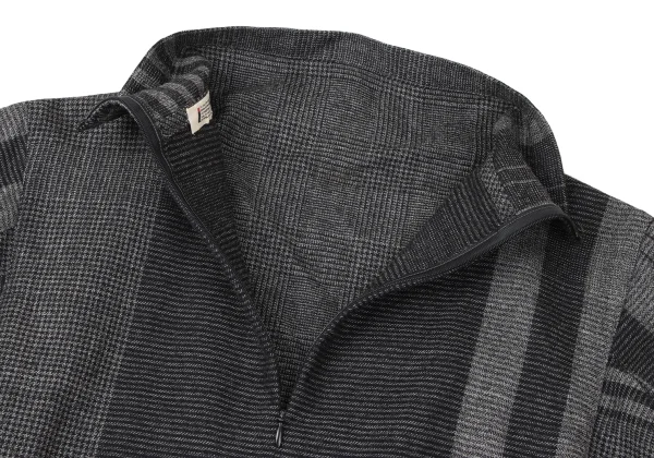 ISSEY MIYAKE I.S. Multi Pattern Wool Blouse & Skirt K-165324_009