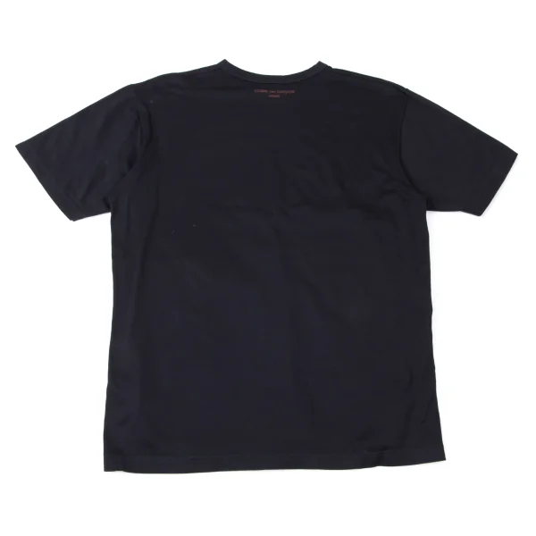 COMME des GARCONS HOMME Dyed Cotton T Shirt Navy M K-165326_001