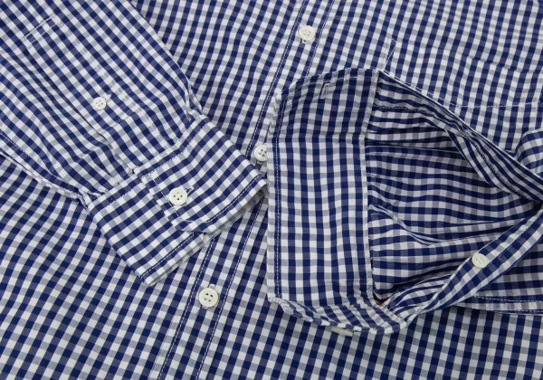 COMME des GARCONS HOMME Cotton Checked Long Sleeve Shirt K-165330_009