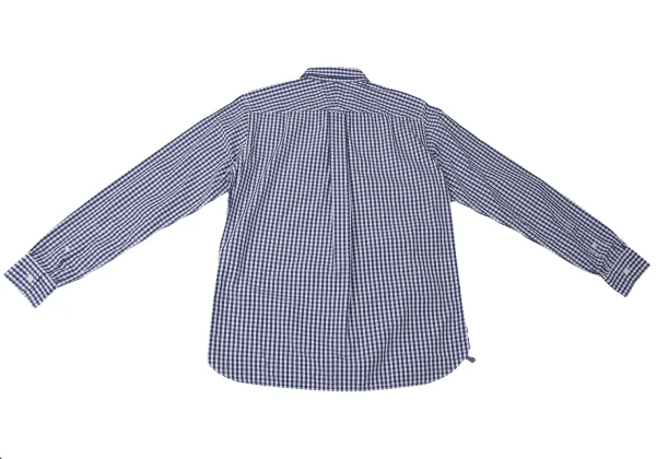 COMME des GARCONS HOMME Cotton Checked Long Sleeve Shirt K-165330_013