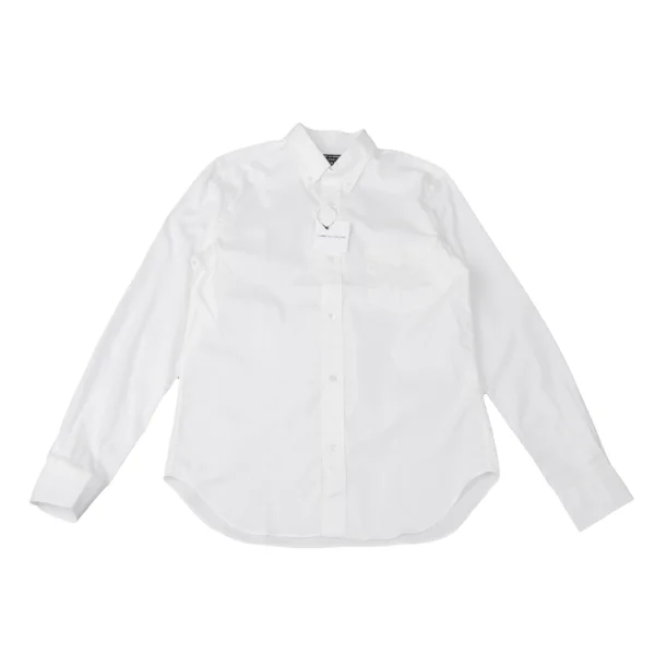 COMME des GARCONS コムコム 長袖シャツ　ホワイト　S COMME des GARCONS SHIRT コムデギャルソン シャツ CLASSIC FIT B.D