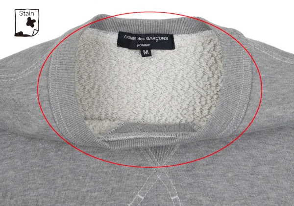 OMME des GARCONS HOMME Cotton Point Logo Printed Sweatshirt K-165334_004