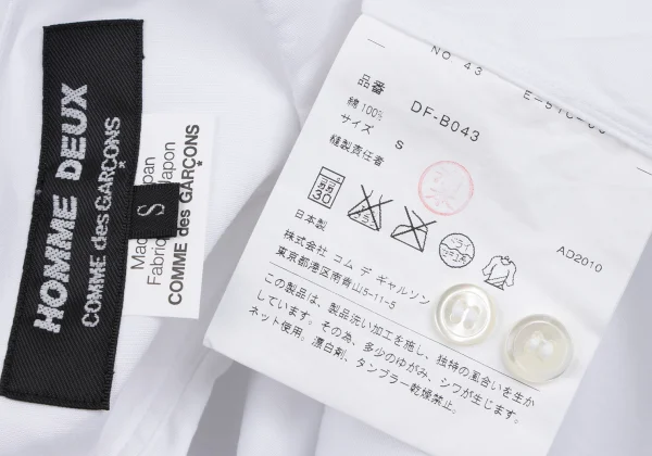 COMME des GARCONS HOMME DEUX Cotton Long Sleeved Shirt K-165339_016