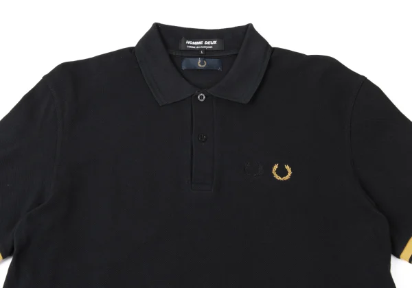 COMME des GARCONS HOMME DEUX×FRED PERRY Point Embroidered Polo Shirt K-165340_002