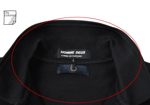 COMME des GARCONS HOMME DEUX×FRED PERRY Point Embroidered Polo Shirt K-165340_006