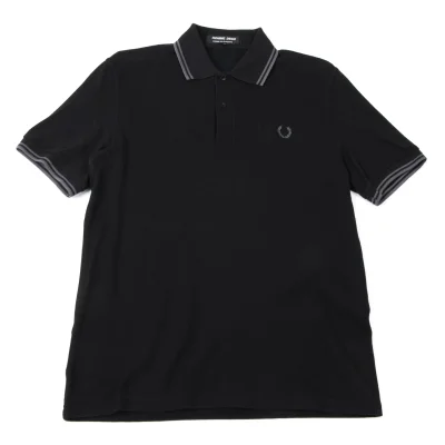 COMME des GARCONS HOMME DEUX×FRED PERRY Point Embroidered Polo Shirt