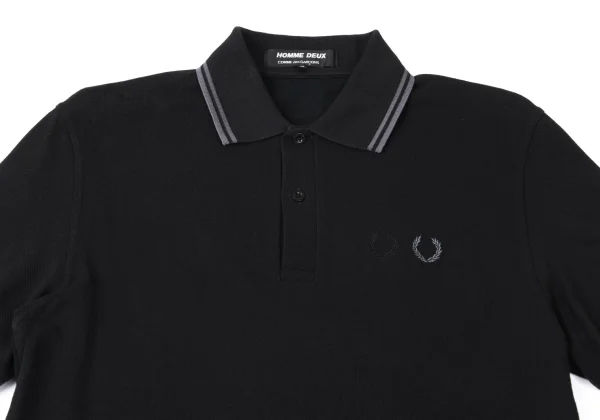 COMME des GARCONS HOMME DEUX×FRED PERRY Point Embroidered Polo Shirt K-165341_002