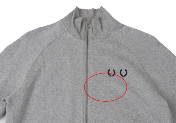 COMME des GARCONS HOMME DEUX×FRED PERRY Cotton Zip Sweatshirt K-165342_002