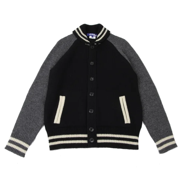 JUNYA WATANABE MAN COMME des GARCONS Wool Knit Jacket Black L K-165344_001