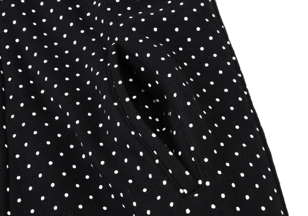 GANRYU Dot Printed Cotton Sleeveless Long Hoodie K-165345_008