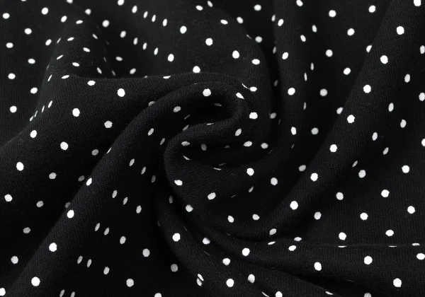 GANRYU Dot Printed Cotton Sleeveless Long Hoodie K-165345_014