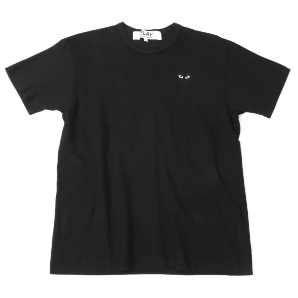 PLAY COMME des GARCONS Heart Patch T Shirt Black L K-165346_001