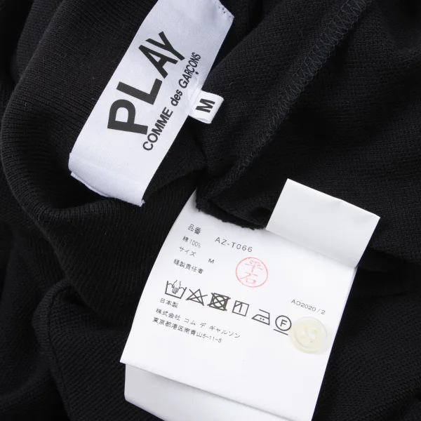 PLAY COMME des GARCONS Heart Patch Polo Shirt K-165347_014