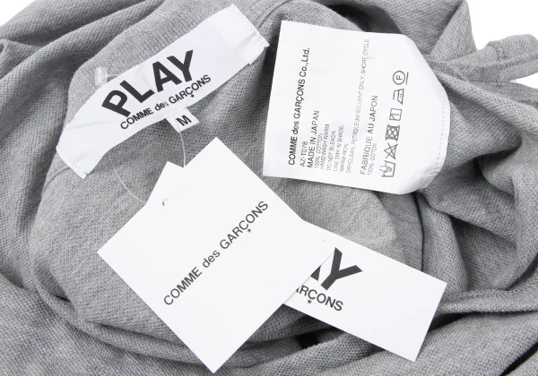 PLAY COMME des GARCONS Cotton Heart Patch Polo Shirt K-165348_014