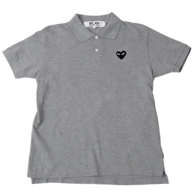 PLAY COMME des GARCONS Heart Patch Polo Shirt