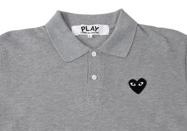 PLAY COMME des GARCONS Heart Patch Polo Shirt K-165349_003