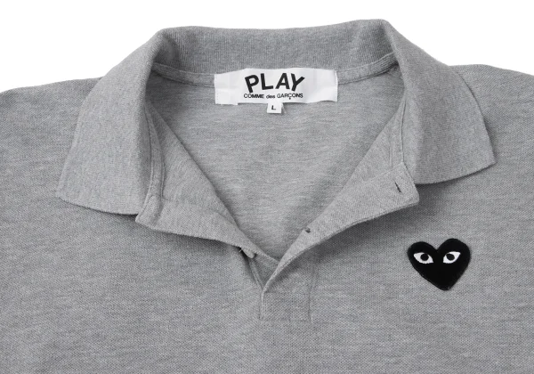 PLAY COMME des GARCONS Heart Patch Polo Shirt K-165349_005